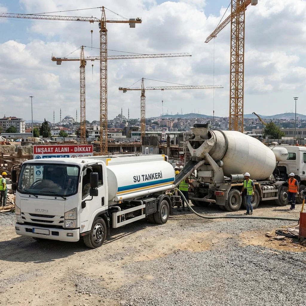 Şişli tanker su aracı ve teslimat hizmeti