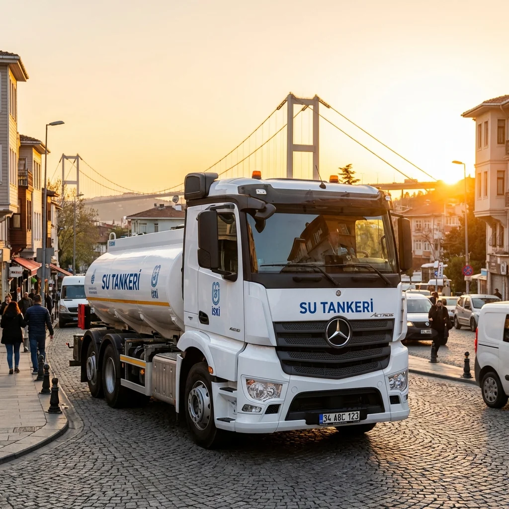 Tanker su ile bahçe sulama